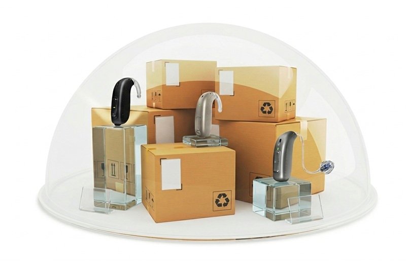 Customer exploring hearing care products with professional support
