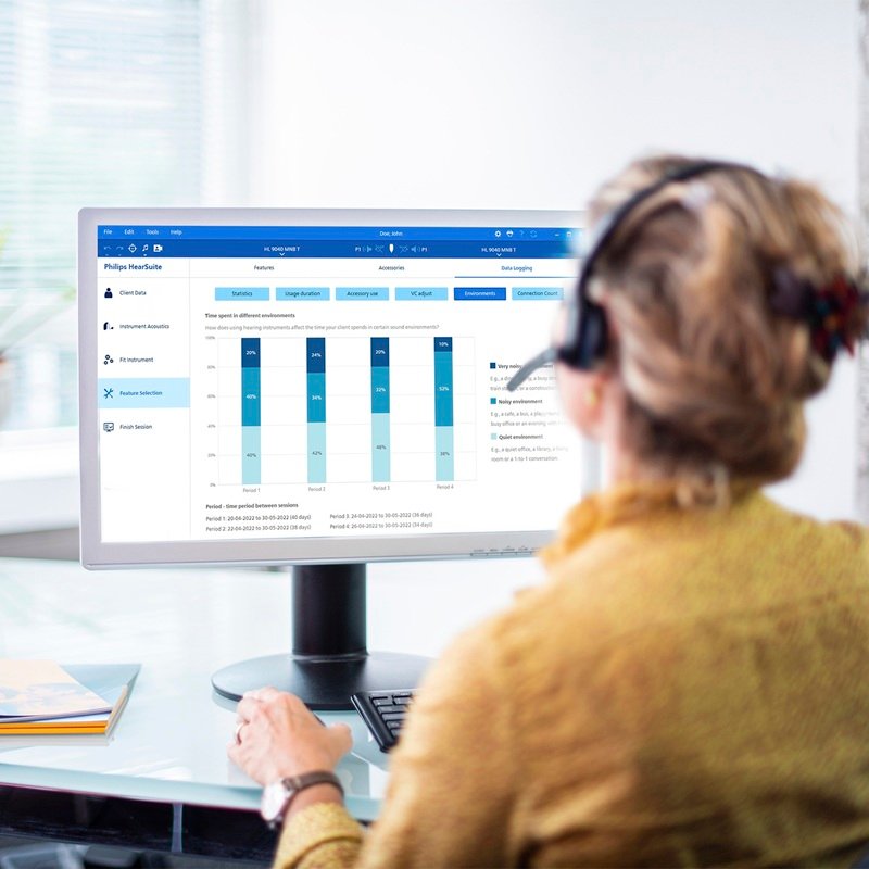 Hearing aid accessories prepared for customer guidance
